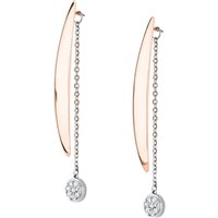 Earrings Breil Woman Airy in Steel Cristallo TJ1840 - TJ1840